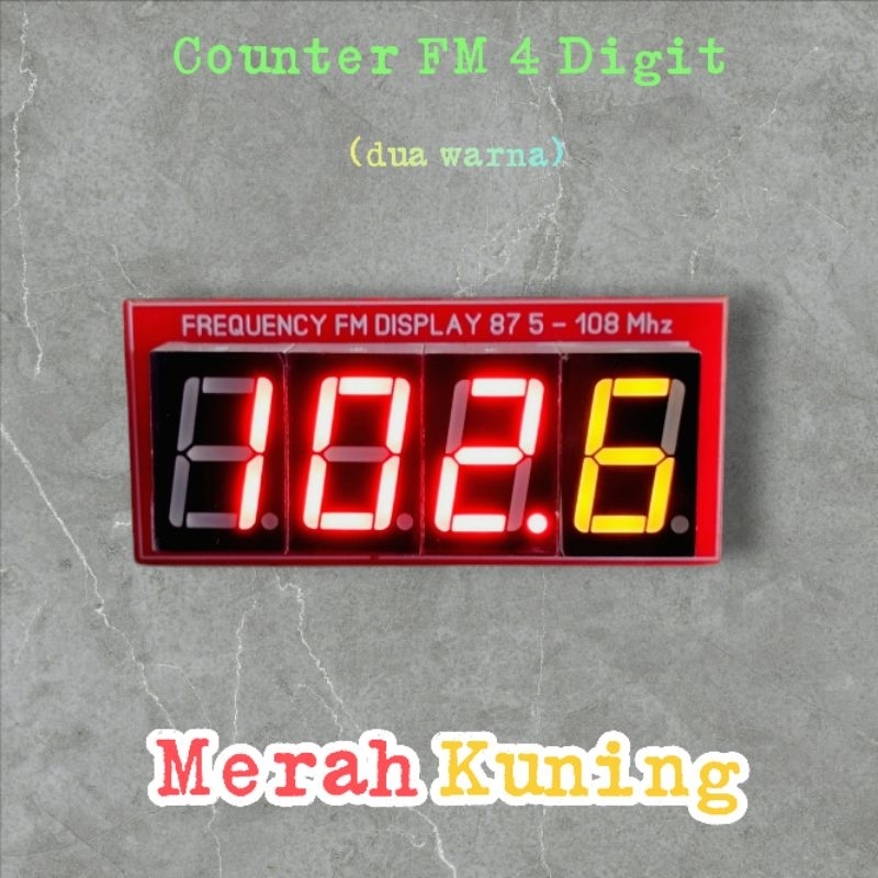 Counter FM 4 Digit (Two Color)