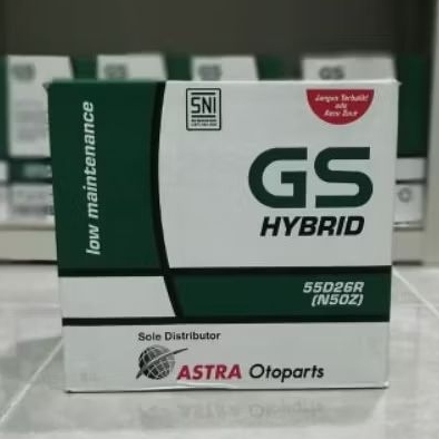 Aki Mobil Toyota Krista bensin, Kijang LGX GS ASTRA HYBRID N50Z Aki Basah