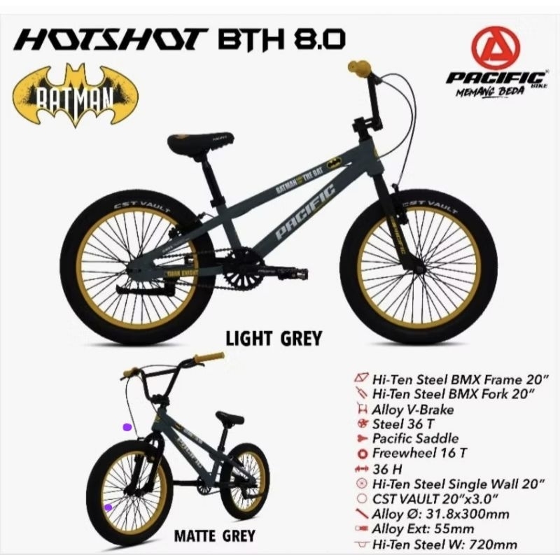 sepeda 20 bmx pacific batman