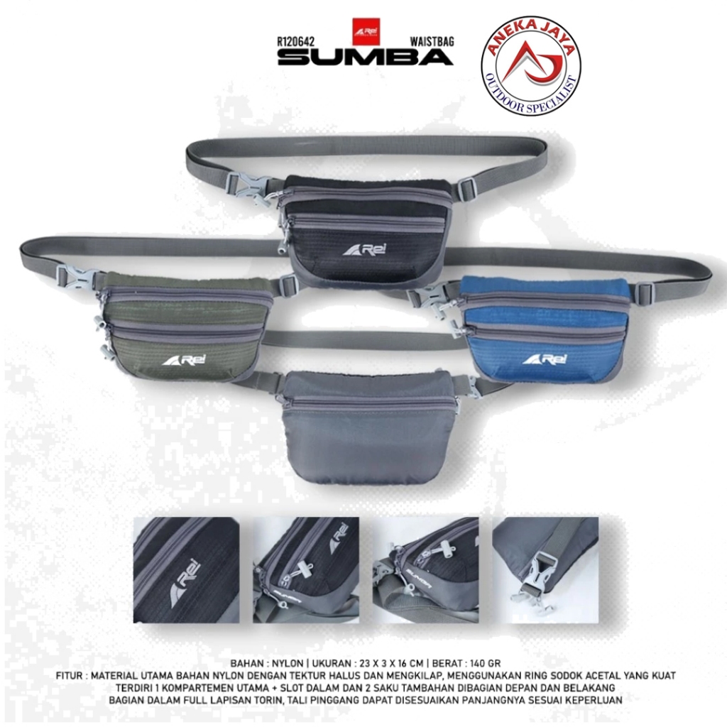 TAS SELEMPANG WAIST BAG AREI SUMBA