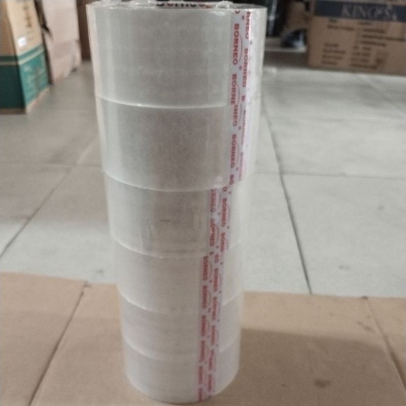 Lakban bening bodhi tape 6pcs