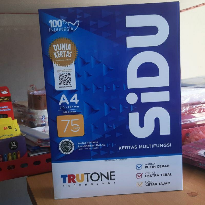 

HVS SIDU A4 KERTAS SINAR DUNIA A4