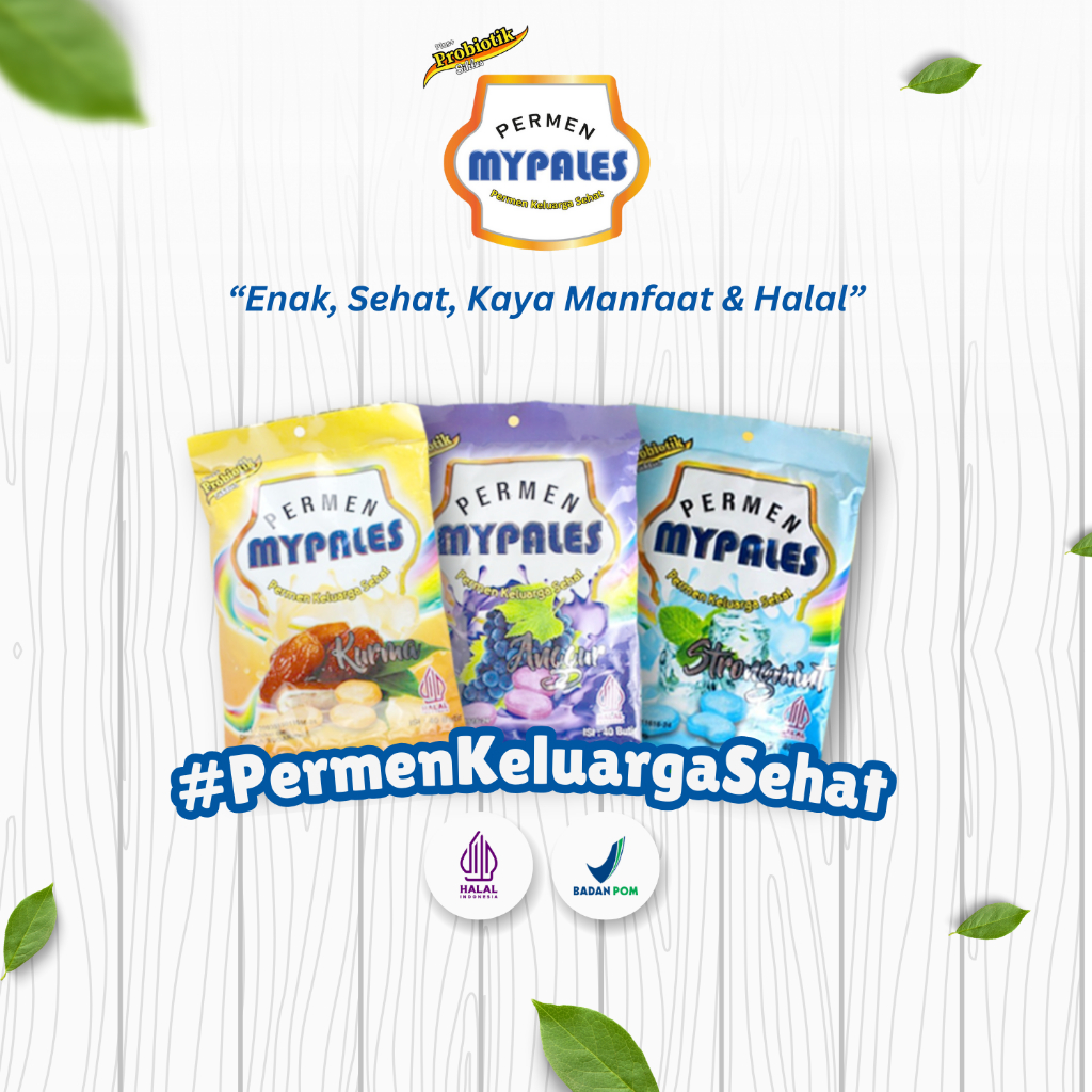 

MYPALES permen Kesehatan plus Probiotik