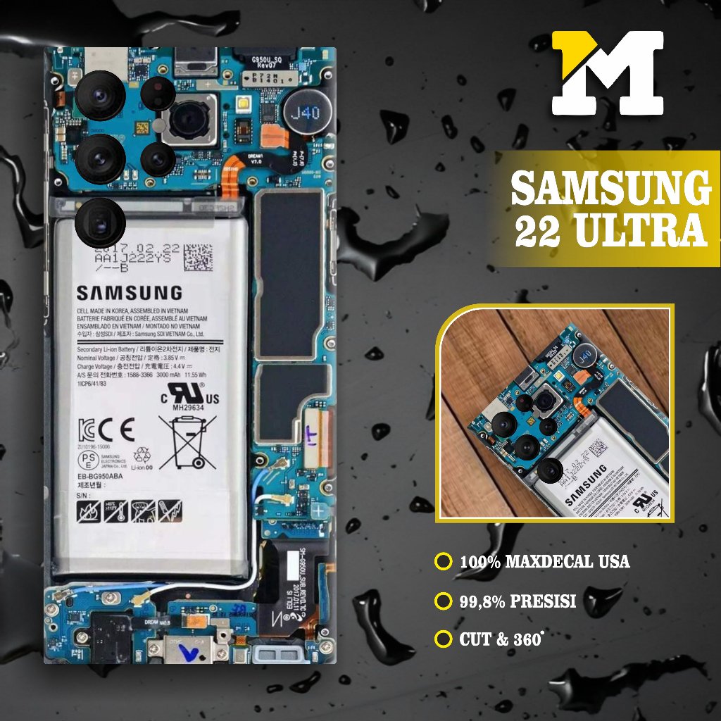 SAMSUNG S22 ULTRA - 2PCS (FULLBODY / CUT) SKIN PROTECTOR LIMITED - GARSKIN - SKIN CASE PREMIUM