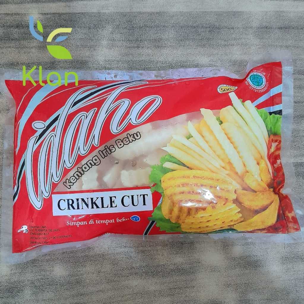 

IDAHO CRINKLE CUT 500GR/ KENTANG GORENG/ FRENCH FRIES KENTANG BEKU 500GR