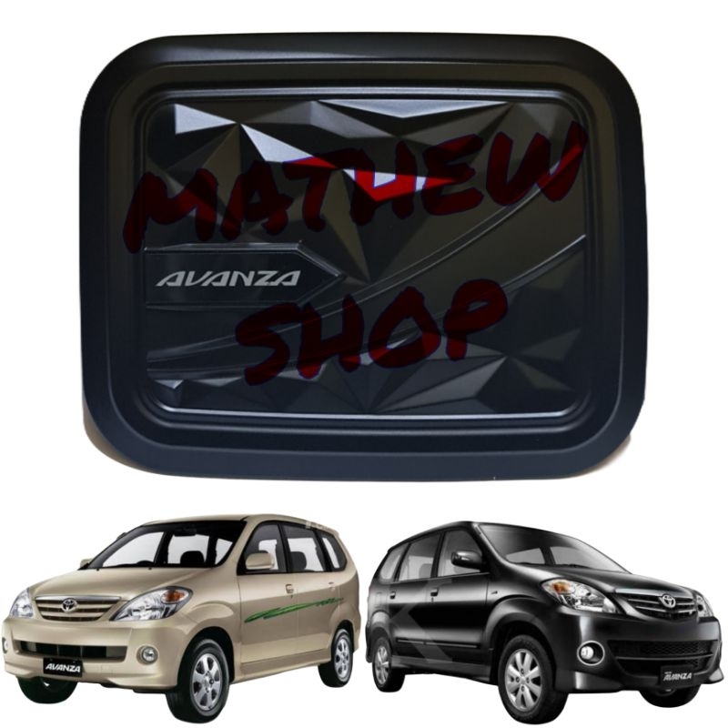 Tank Cover Avanza Lama VVti 2004 2005 2006 2007 2008 2009 2010 2011 Hitam / Tutup Tangki Bensin Avan