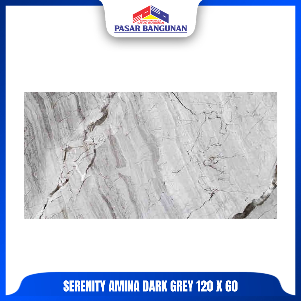 Serenity Granit Amina Dark Grey 120x60