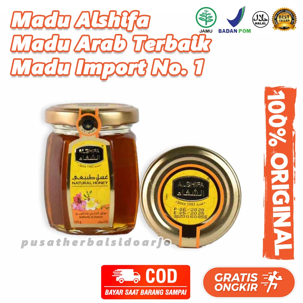 

Madu Import Arab Saudi Madu Alshifa 125 gram / Al Shifa Natural Honey