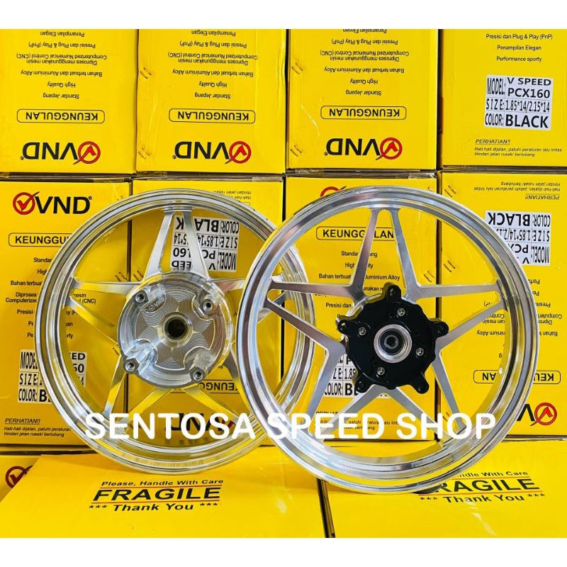 VND Velg Racing V Speed Gen 1 F: 1.85x14 & R: 2.15x14 PCX 160 CBS/ABS