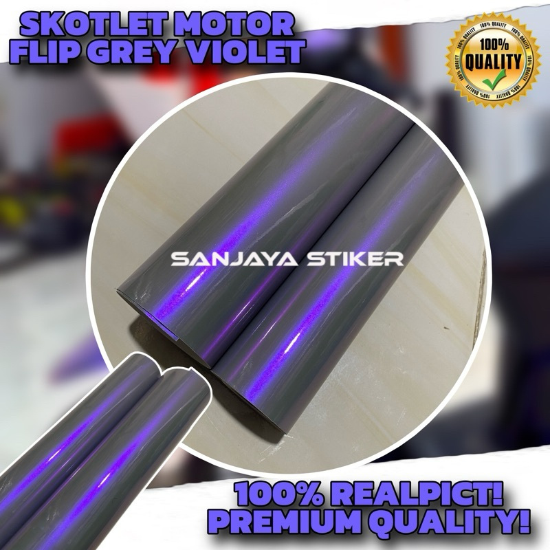 Skotlet Stiker Motor Abu Lembayung Ungu Sticker Lembayung Ungu Untuk Variasi Body Motot