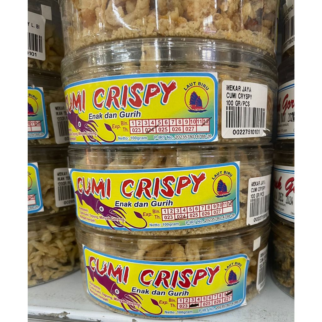 

cumi kering crispy gurih fresh