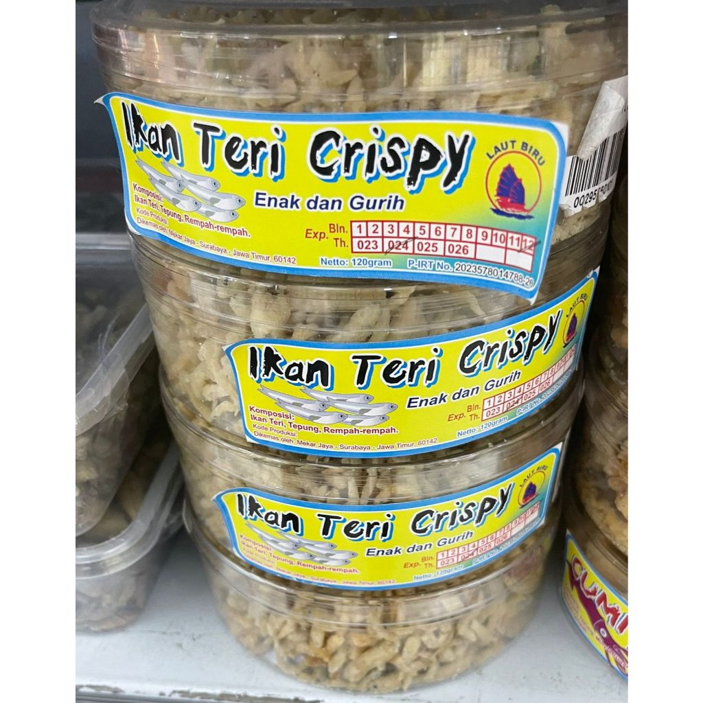 

ikan teri gurih dan crispy 120gr