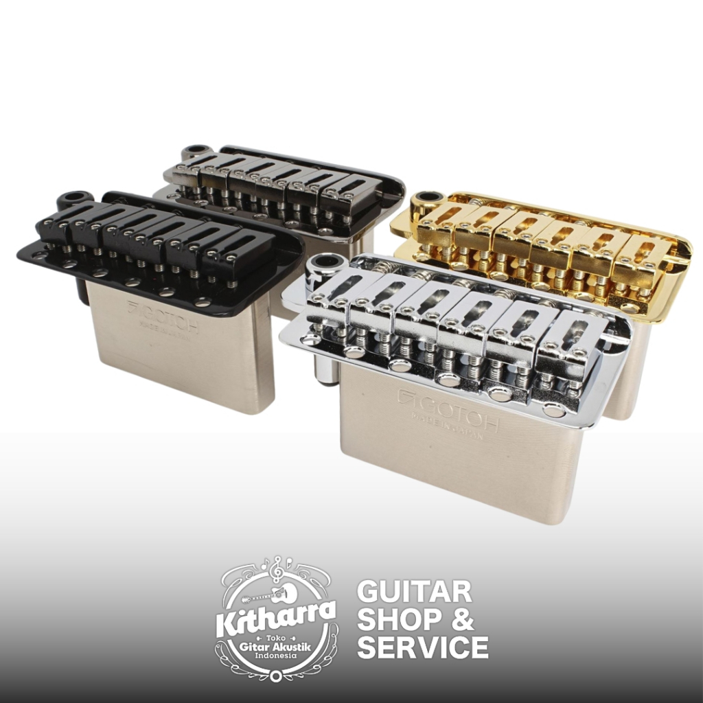 GOTOH NS510TS-FE2 Narrow Spaced 6 Point Steel Block | Tremolo Gitar Elektrik