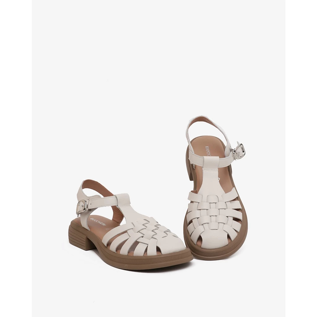 Buccheri Seema Sandal Woman White - BC1001