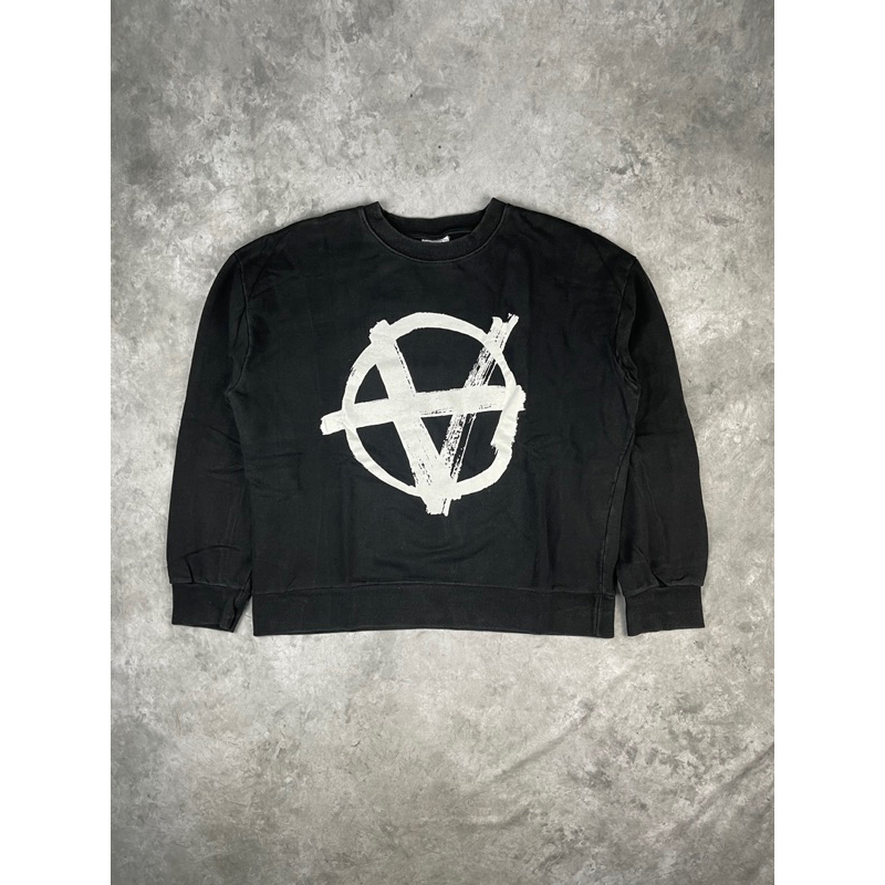 Vetements Anarchy Logo Long Sleeve Sweatshirts