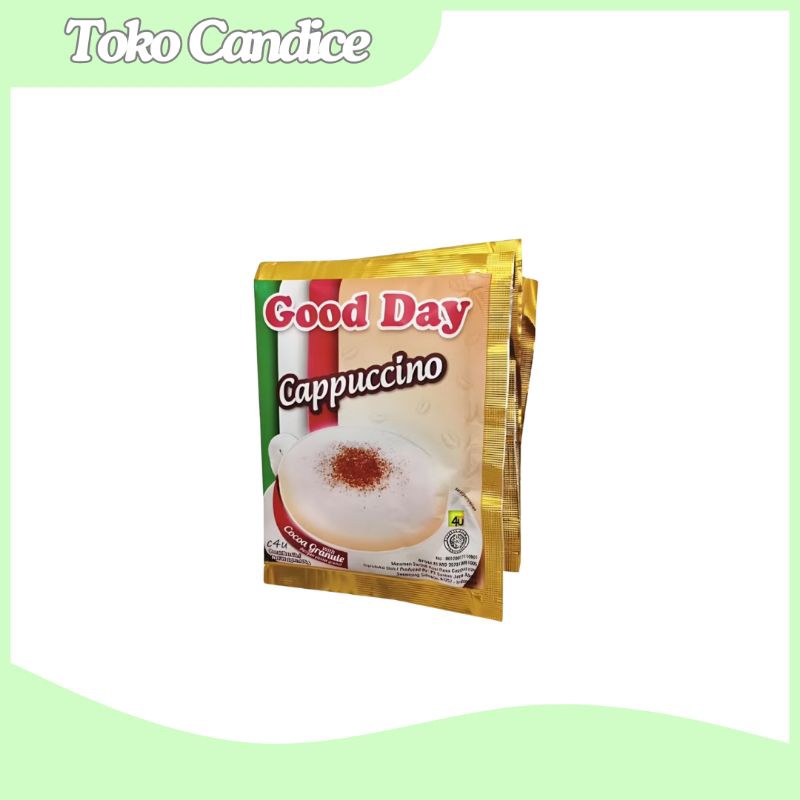 

Good Day Cappucino 25 Gr (1 Renceng/10 Sachet)