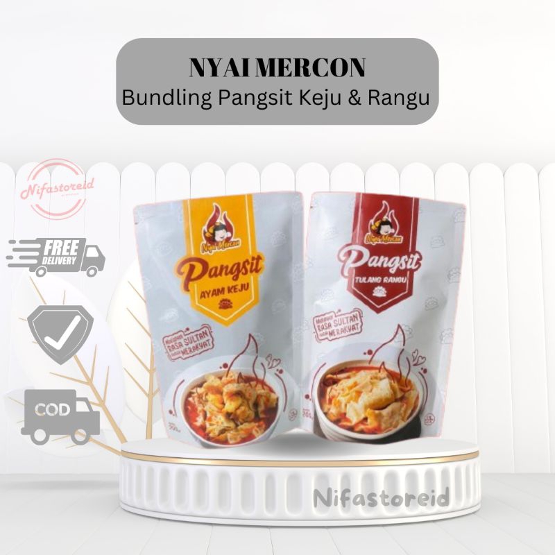 

Paket Bundling Duo Pangsit Nyai Mercon