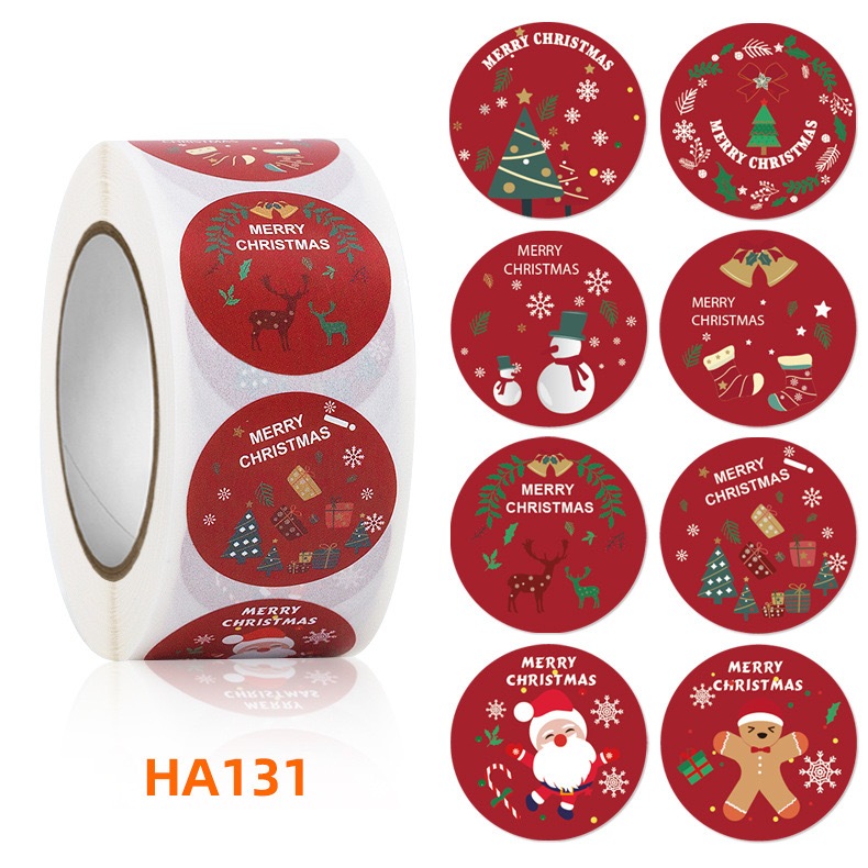 

Stiker Christmas - Tempelan Stiker Natal - Aksesoris Ucapan TAG107