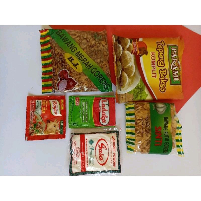 

PAKET BUMBU ADONAN BAKSO 2kg atau lebih Daging Sapi/ Daging Ayam #Parami+Sasa