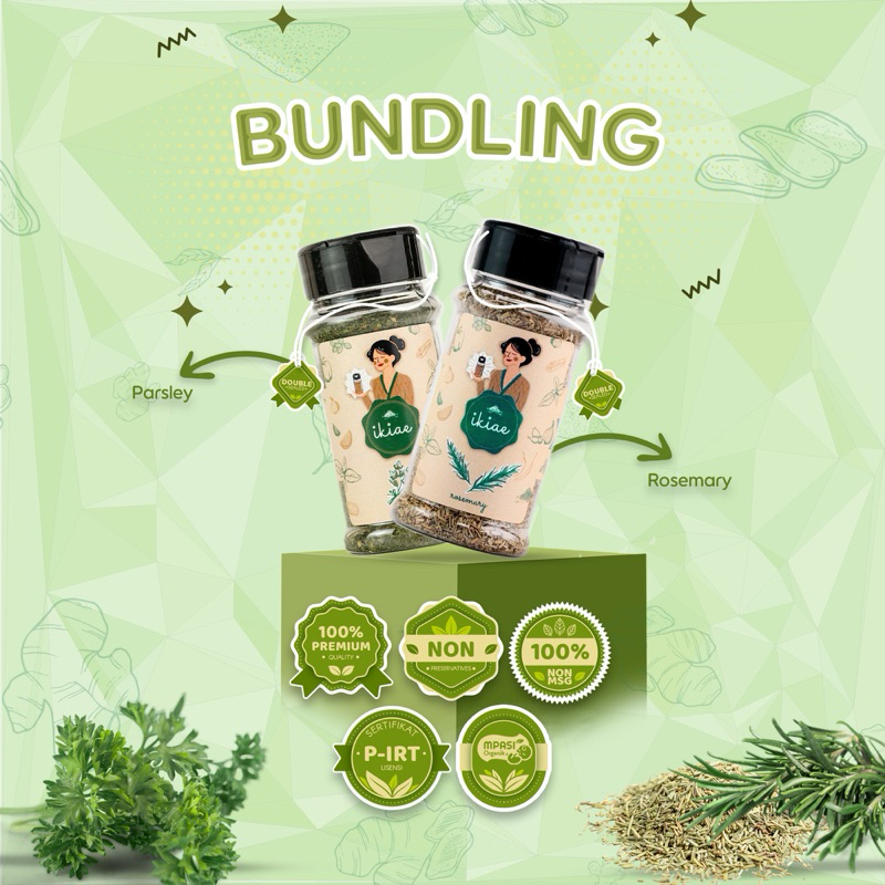 

Parsley & Rosemary / Bumbu Botol / Premium Quality / BUNDLING IKIAE