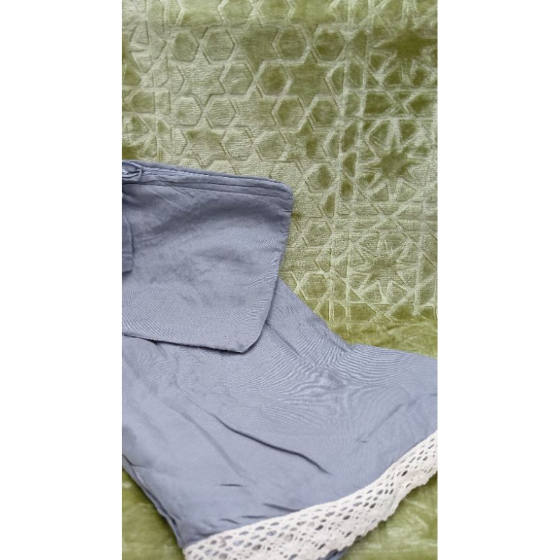 PROMO MUKENA KATUN RAYON POLOS RENDA