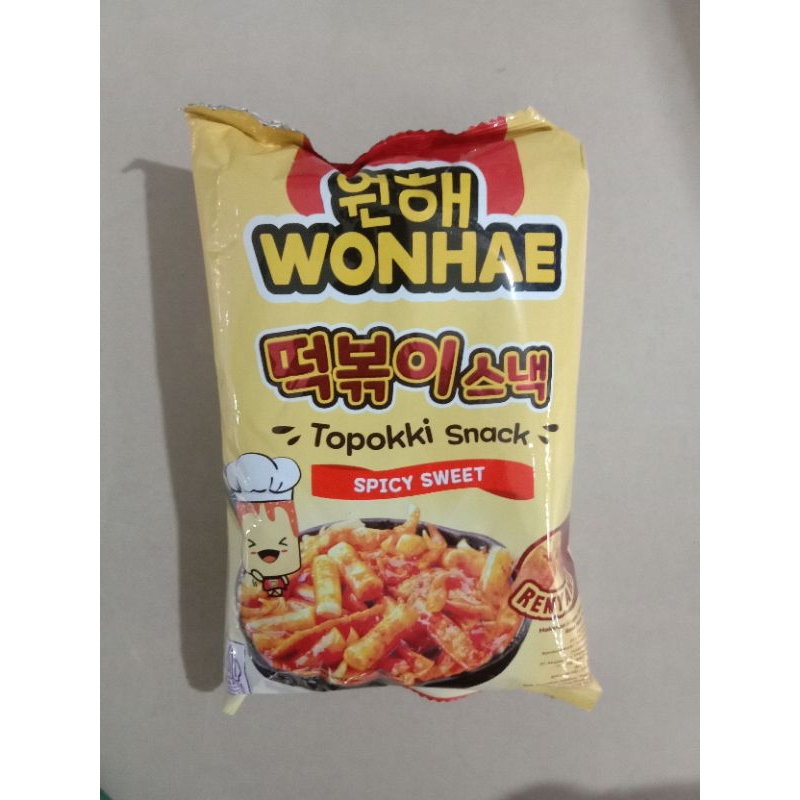 

WONHAE churros snack 60g Topokki Snack spicy sweet 80g