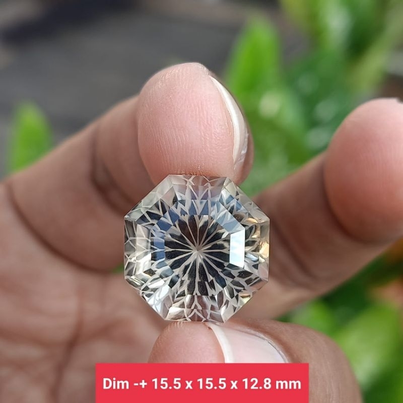 batu kecubung air Kalimantan cutting manual excellent