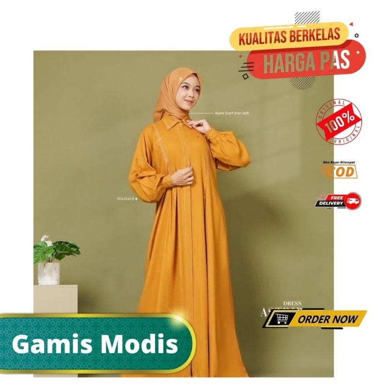 ASTRID DRESS BY ARRAFI GAMIS DEWASA ARRAFI DRESS ONLY DRESS KONDANGAN GAMIS MODIS