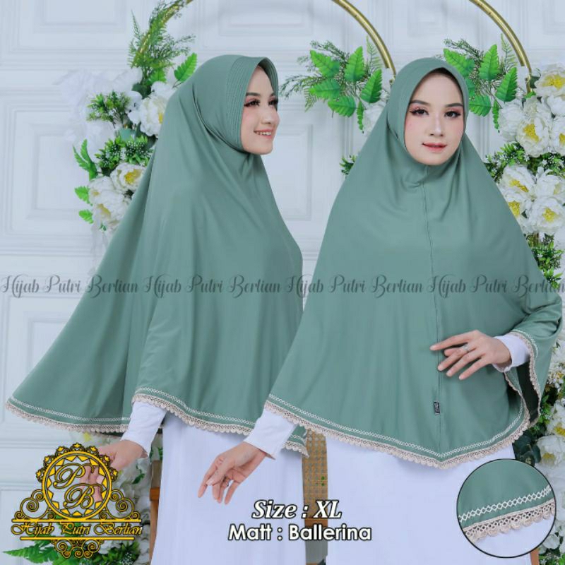 bergo/instan/hijab renda jumbo/jilbab instan jumbo