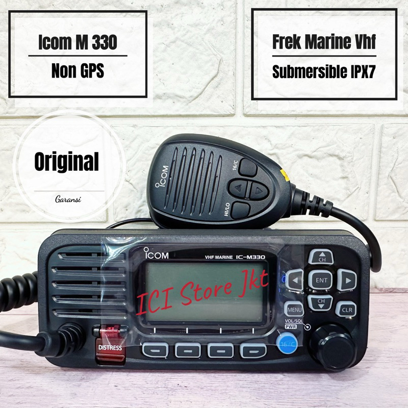 Icom IC-M330 Radio Marine VHF - DSC Class D, IPX7 Waterproof