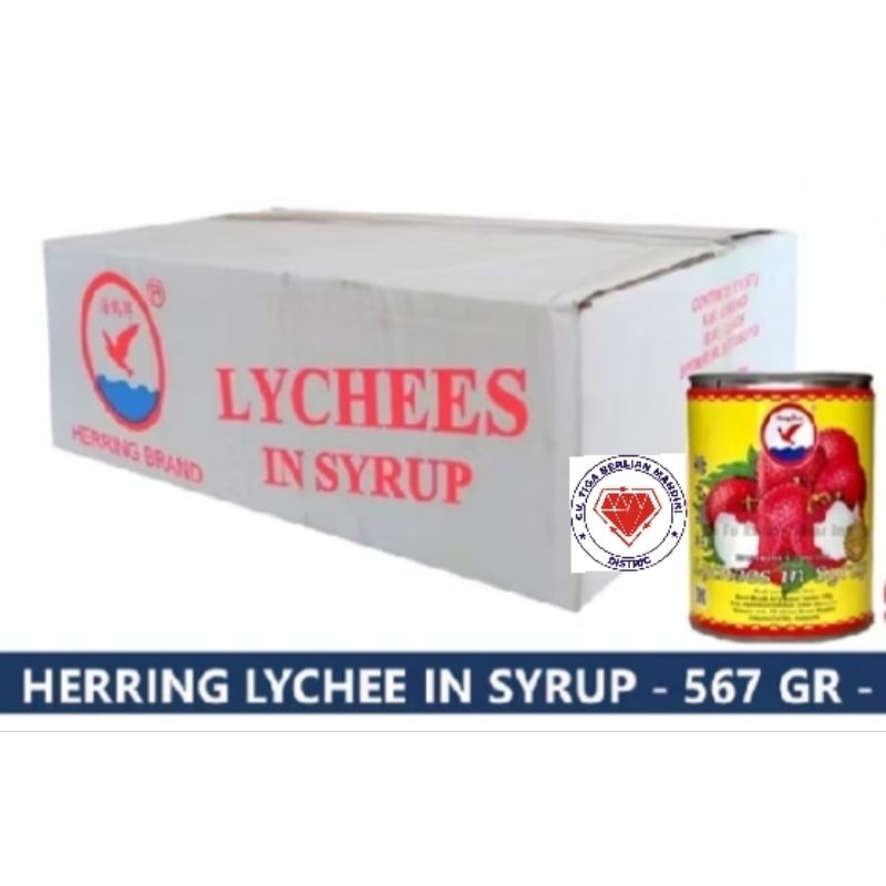 

HERRING LECI LYCHEE #LECY BUAH KALENG 567GRM 12PC/DUS