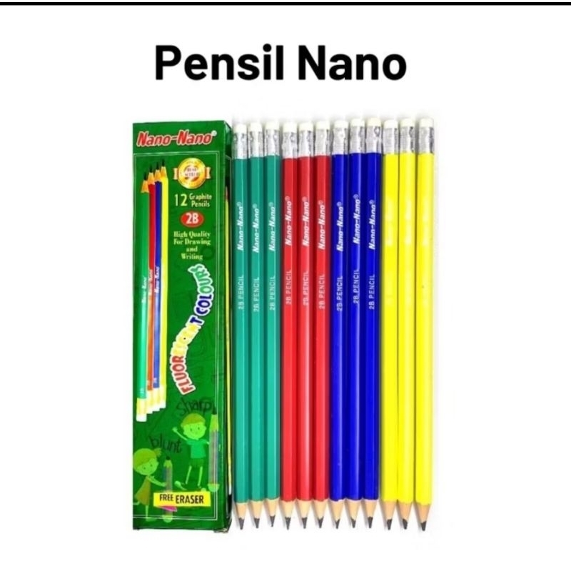 

Pensil 2B (Sudah diraut) 1 lusin