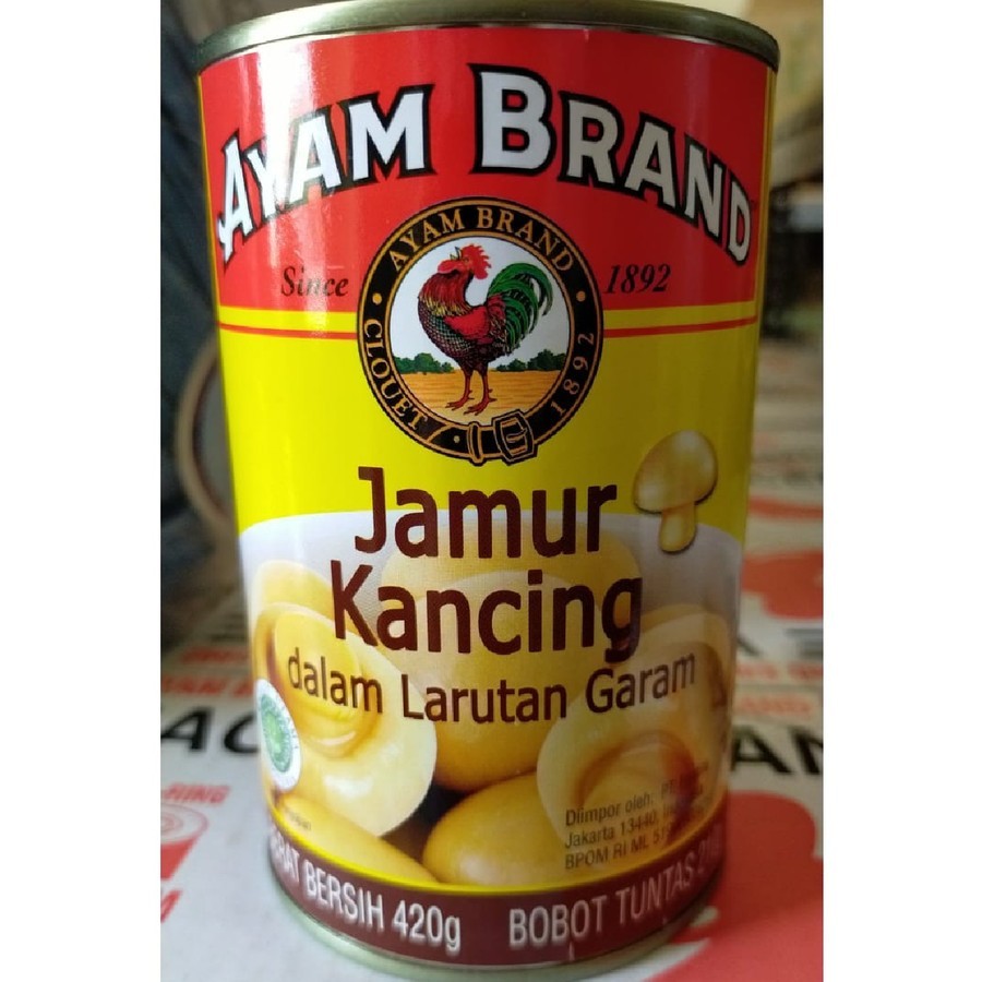 

AYAM BRAND Jamur Kancing dalam Larutan Garam