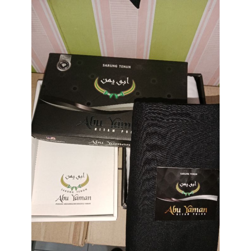 Sarung Tenun Abu Yaman | Sarung tenun | sarung polos | sarung hitam | sarung putih