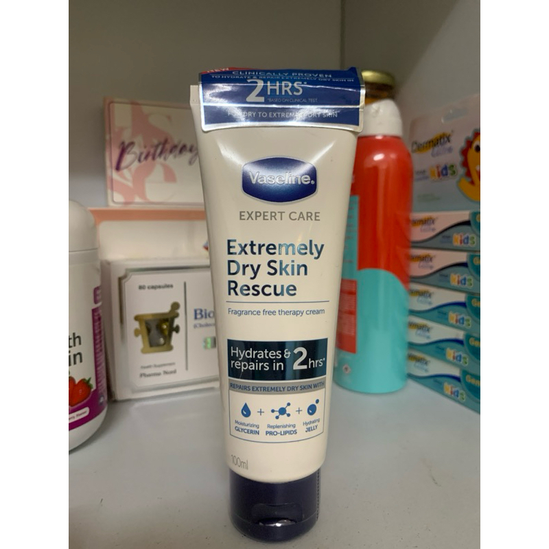 Vaseline Extremely Dry Skin Rescue 100ml EXP2026