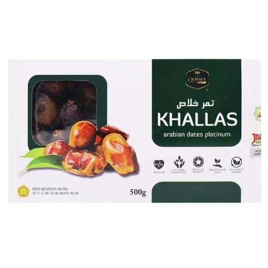 

kurma khallas qoswa 500gr,kurma,buah kurma,kurma premium,kurma platinum