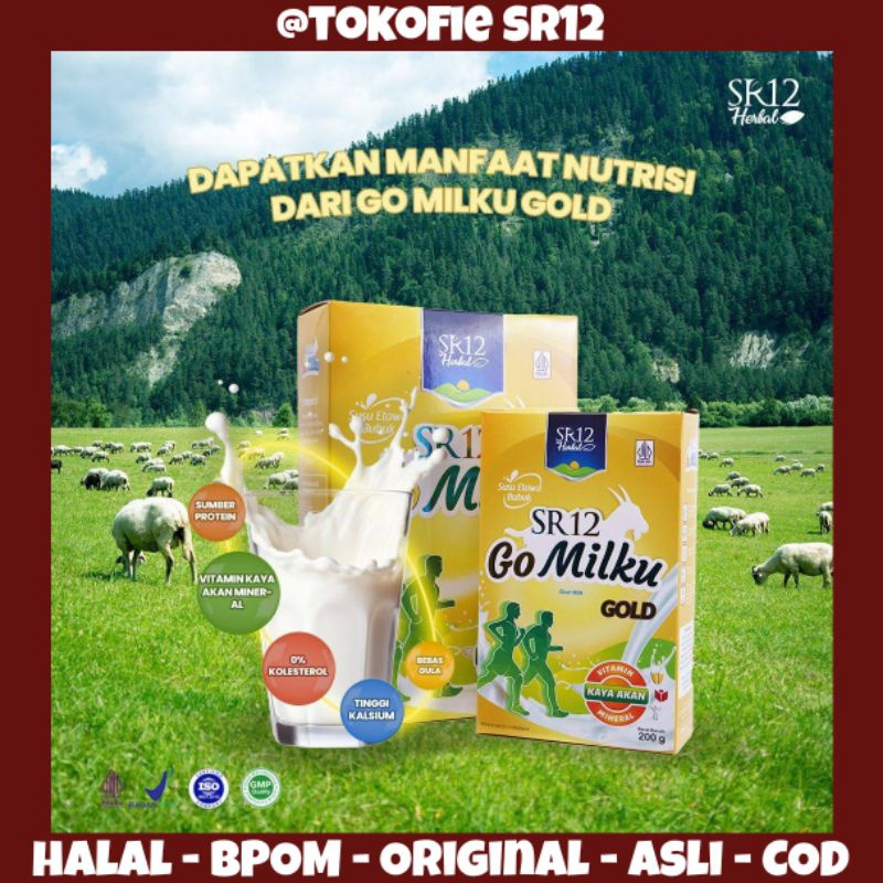 

FREE GIFT❗SR12 Gomilku Gold Susu Kambing 35 tahun ke atas / Tanpa Gula Tidak Bau Kambing