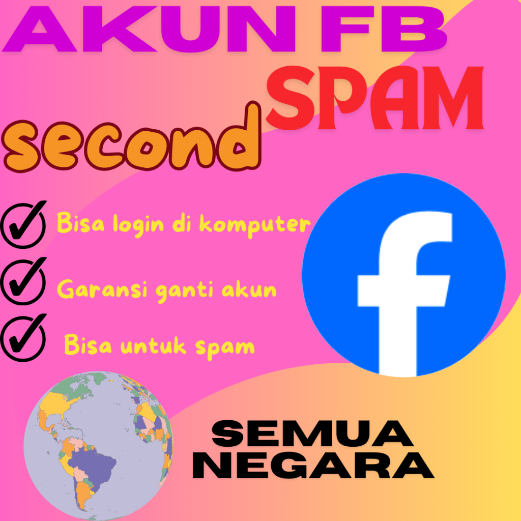 Akun Fb khusus spam | Terpercaya | UID