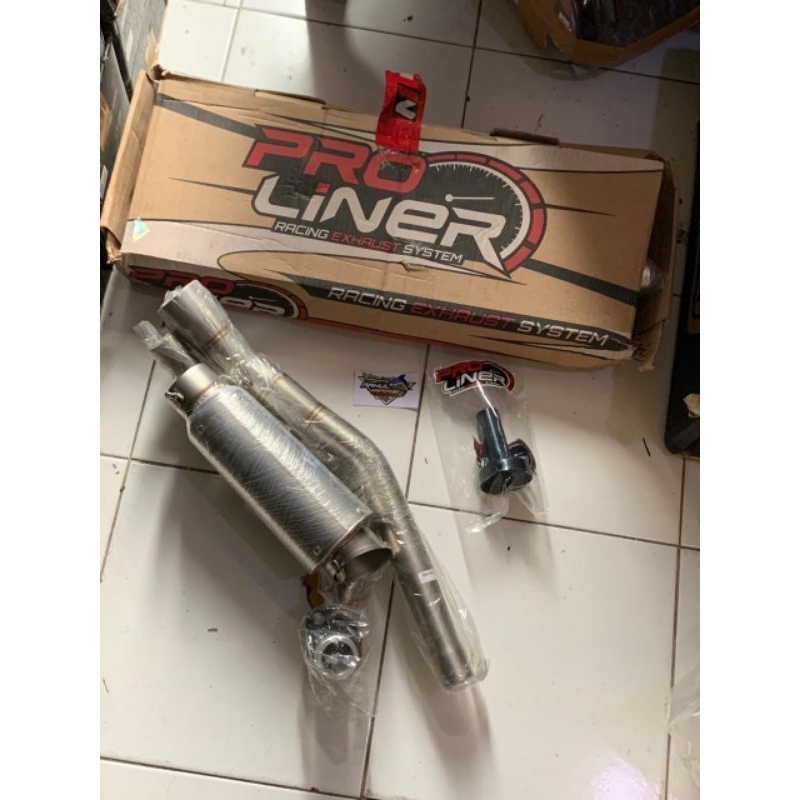 KNALPOT PROLINER TR1R MX KING 150 STENLIS