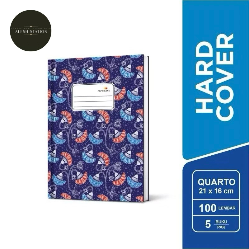 

Paperline Buku Hardcover Quarto 100 Lembar Original Hard Cover