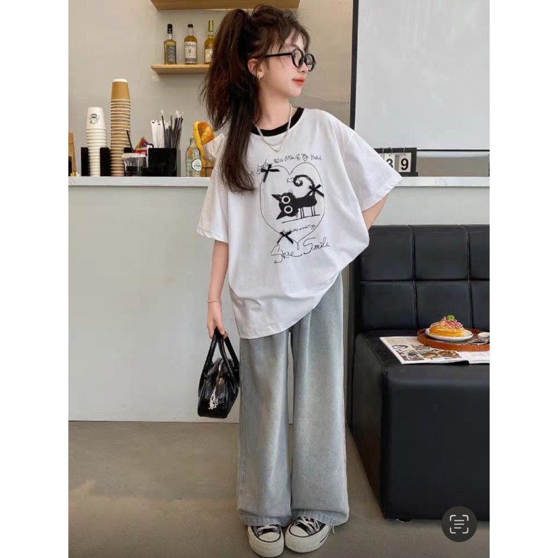 SetJeans Kulot Kaos Kucing