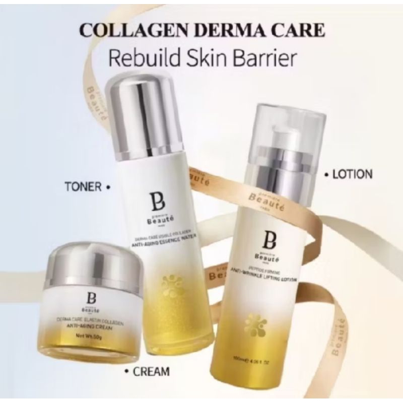 Premiere Beaute Derma Care Paket skincare 3in1 (gold)