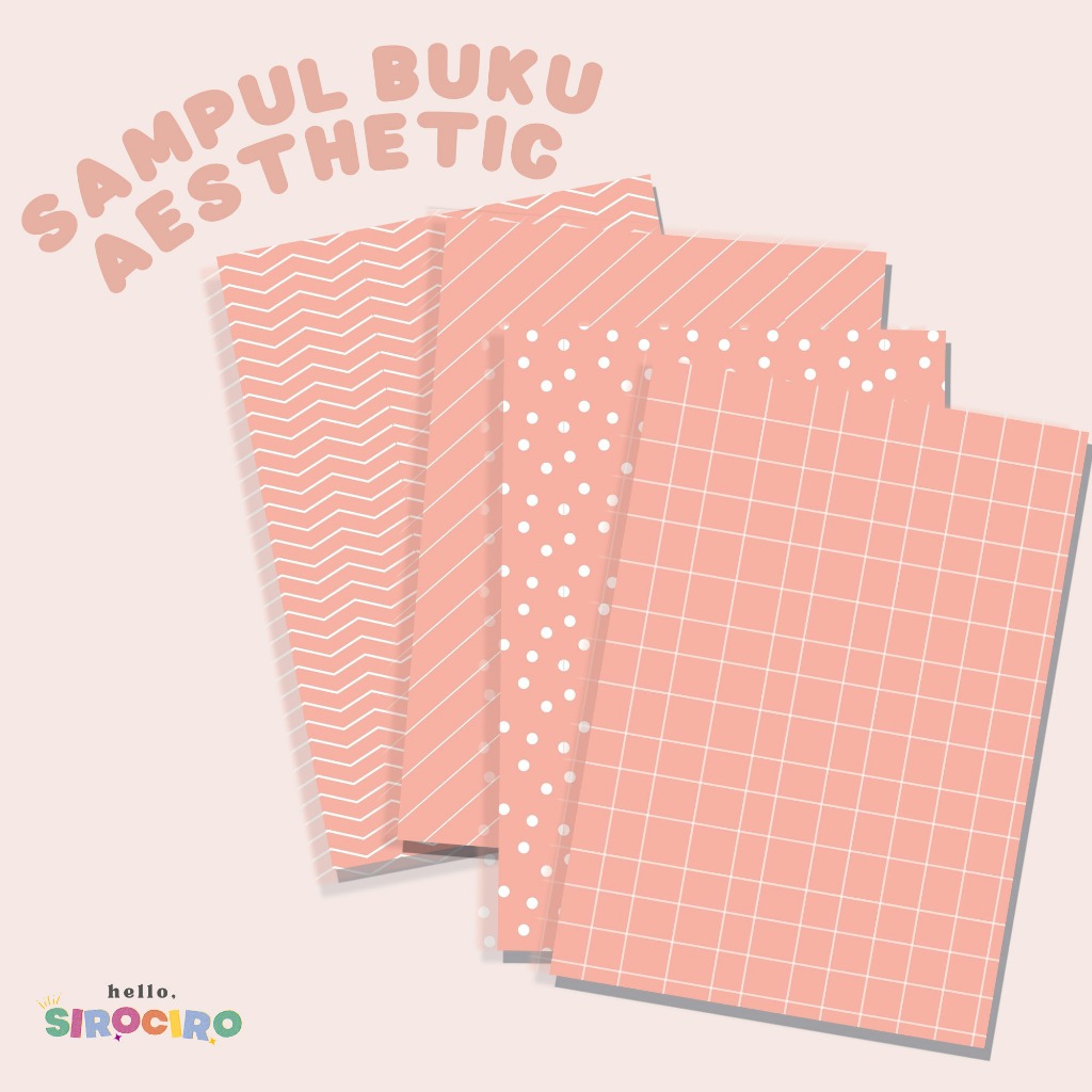 

Sampul Buku PEACH Aesthetic Sampul Buku Lucu A5 & B5
