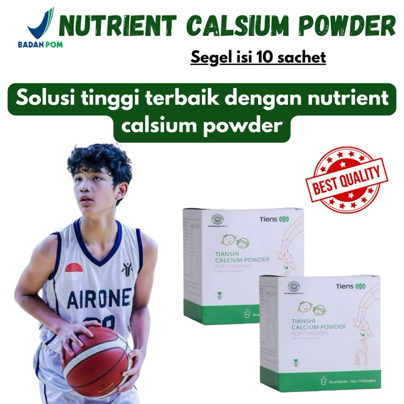 

Susu kalsium tiens untuk patah tulang dan peninggi badan Nutrient calsium powder 1 box