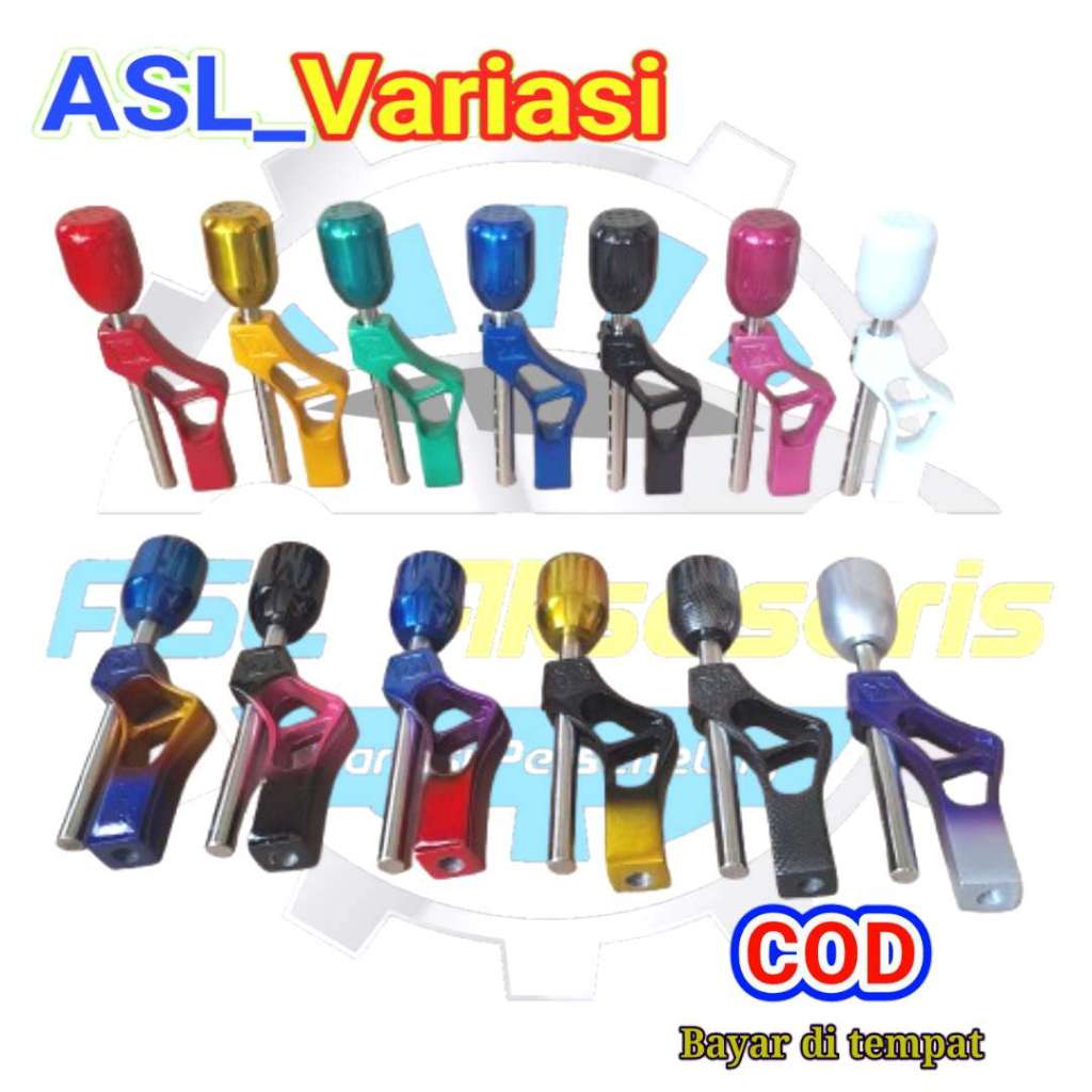 Shift Knob Ekstender Mobil Set Tuas Persneling Burn Tip Skunk' ktuned Alumunium tuas kepala knop kno