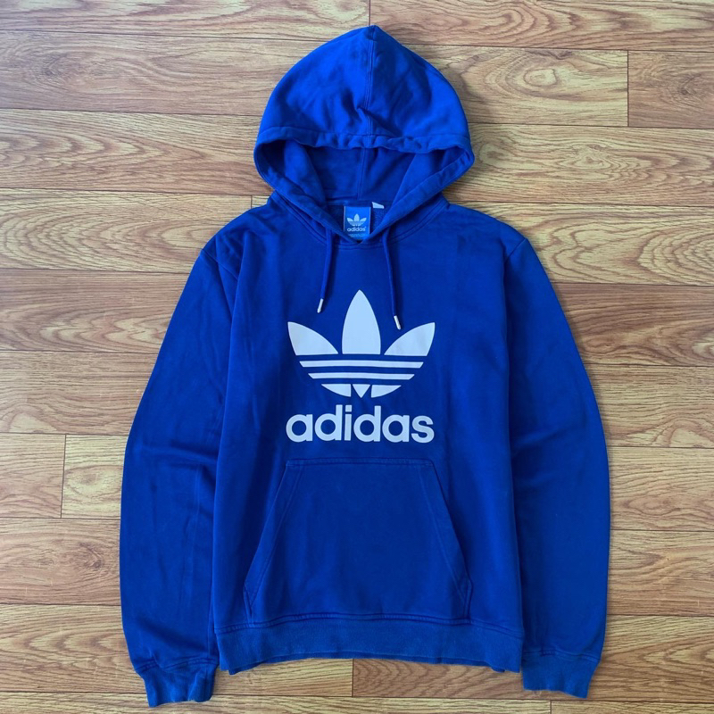 HOODIE ADIDAS THREFOIL BLUE ORIGINAL SECOND