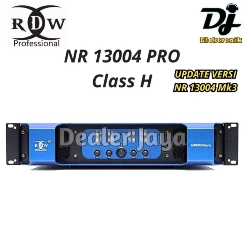 Power Amplifier RDW NR 13004 PRO Class H (4 channel)