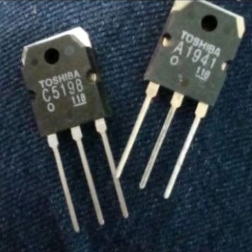 transistor toshiba A1941 / C5198 original satu set