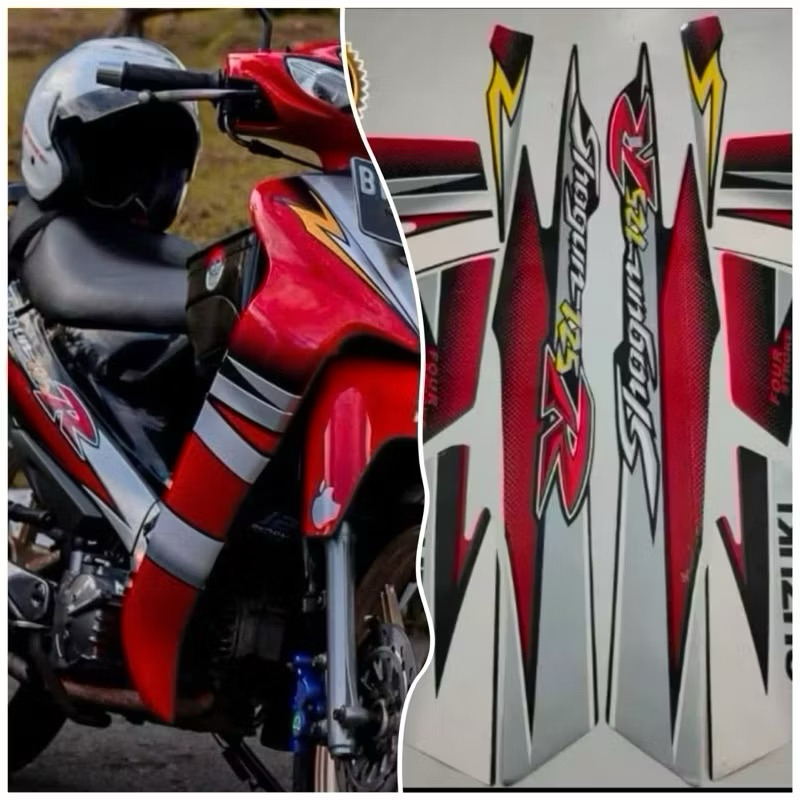 Stiker Striping Lis Body Motor Suzuki Shogun 125R 2005