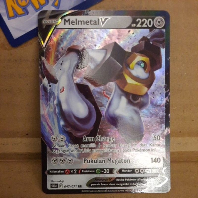 kartu pokemon, pokemon card melmetal V